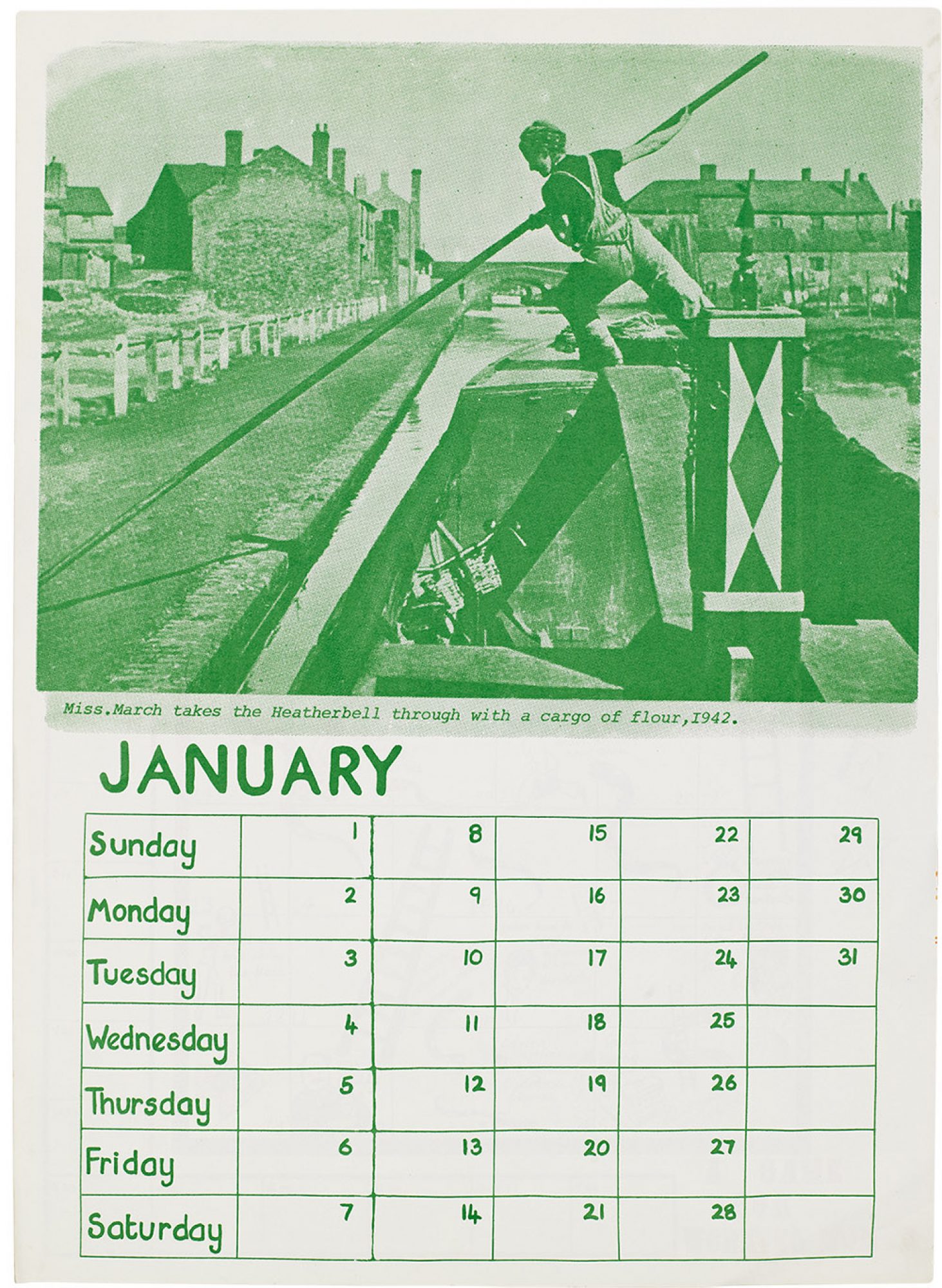 1977 Calendar Four Corners Books