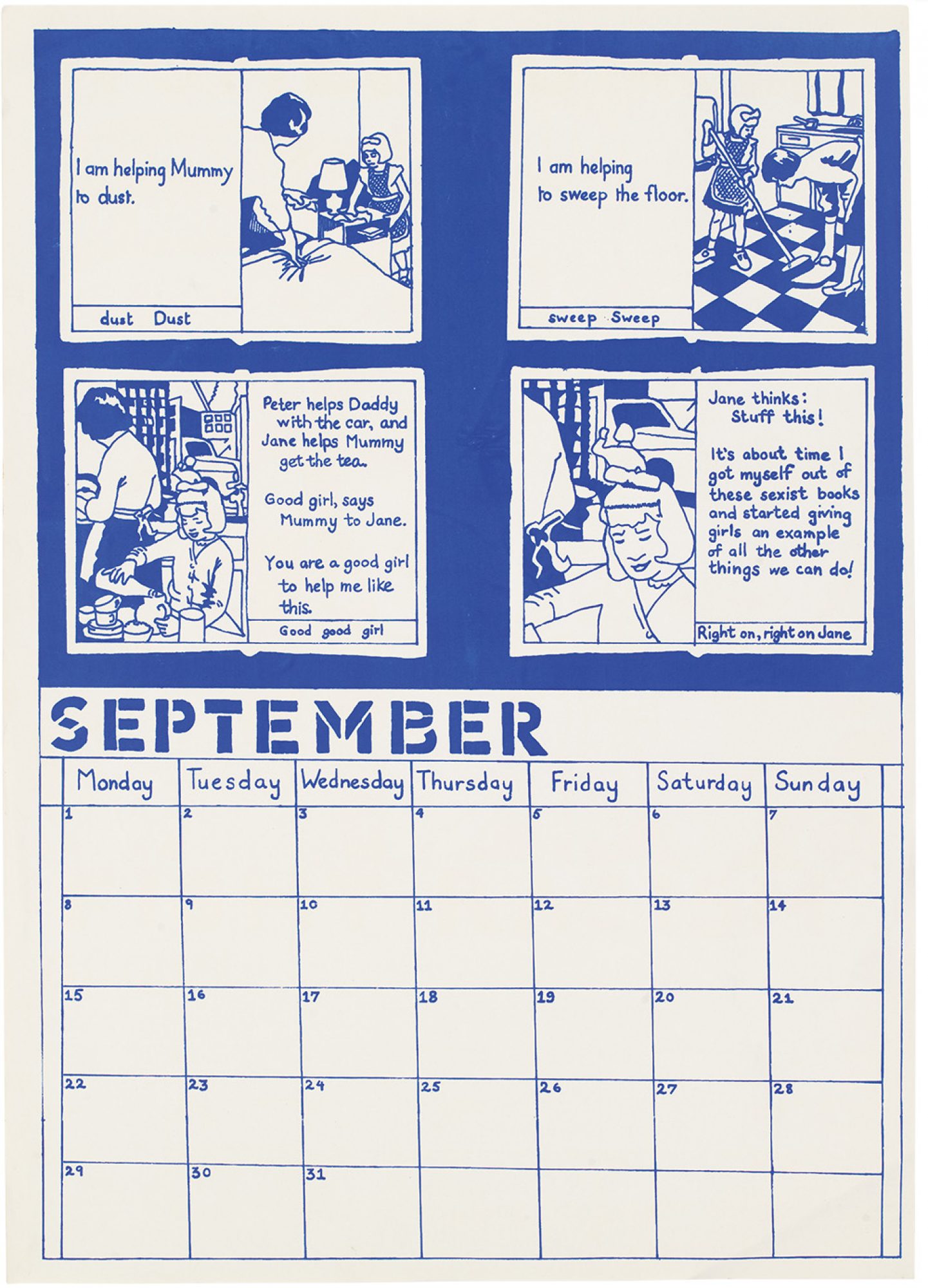 1977 Calendar Features Four Corners Books